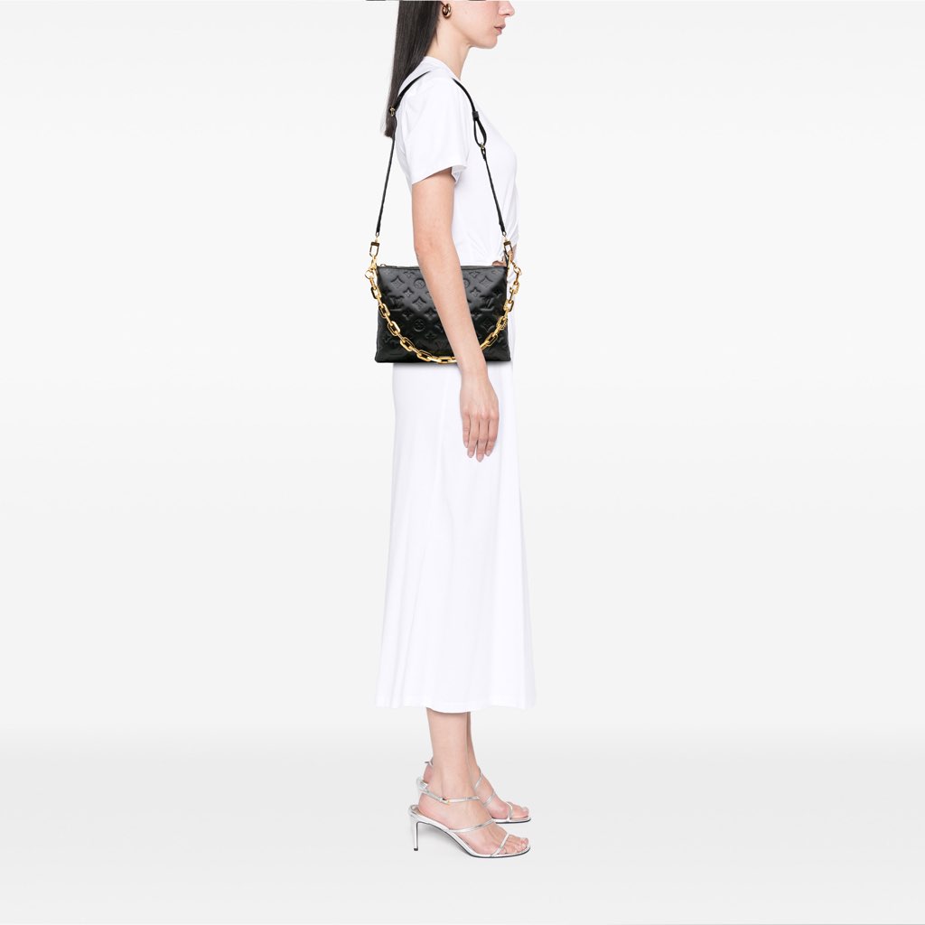 Louis Vuitton Monogram Embossed Puffy Lambskin Coussin PM - Image 10