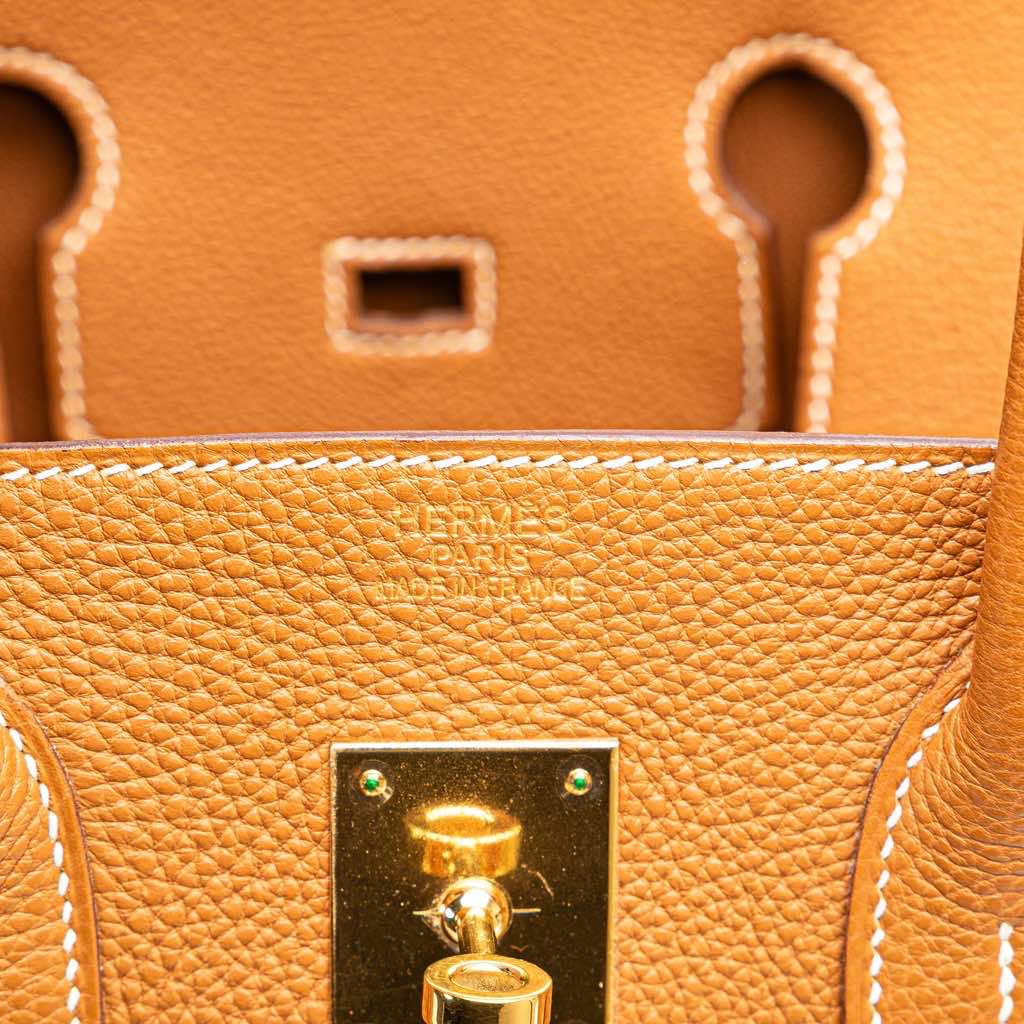 Hermès Togo Birkin Retourne 35 - Side view