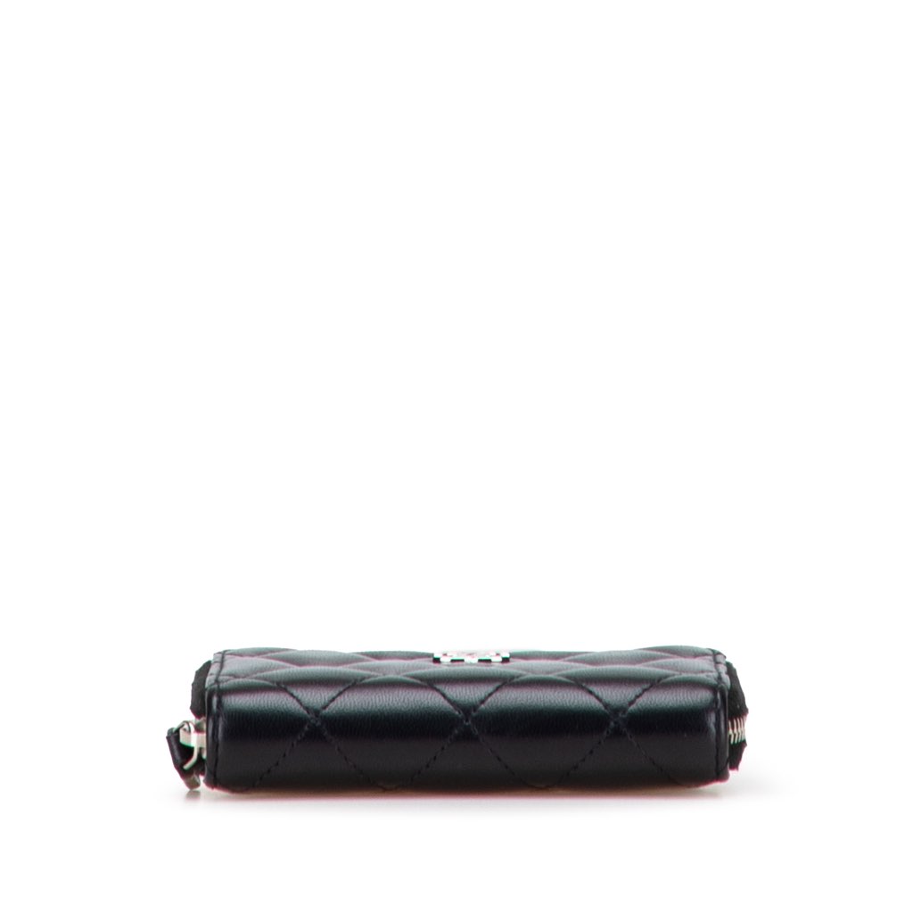 Chanel CC Quilted Lambskin Coin Pouch - Image 6