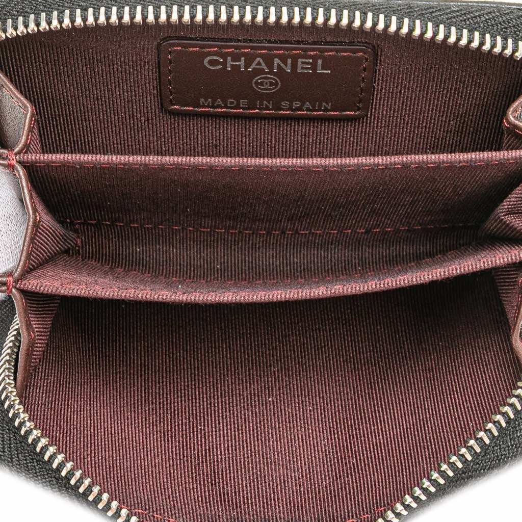 Chanel CC Quilted Lambskin Coin Pouch - 4