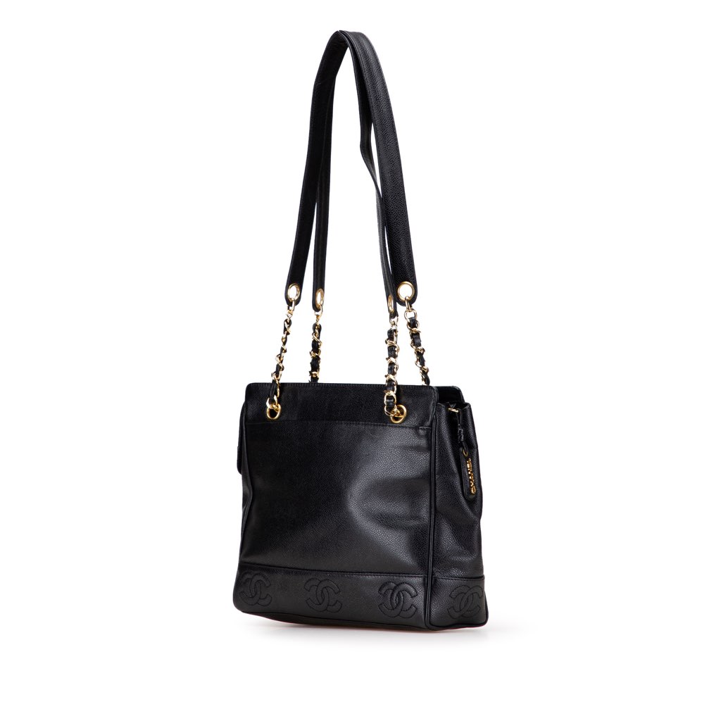 Chanel Triple CC Caviar Shoulder Bag - 2