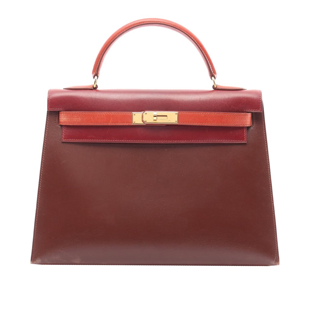 Hermès Tricolor Box Calf Kelly Sellier 32