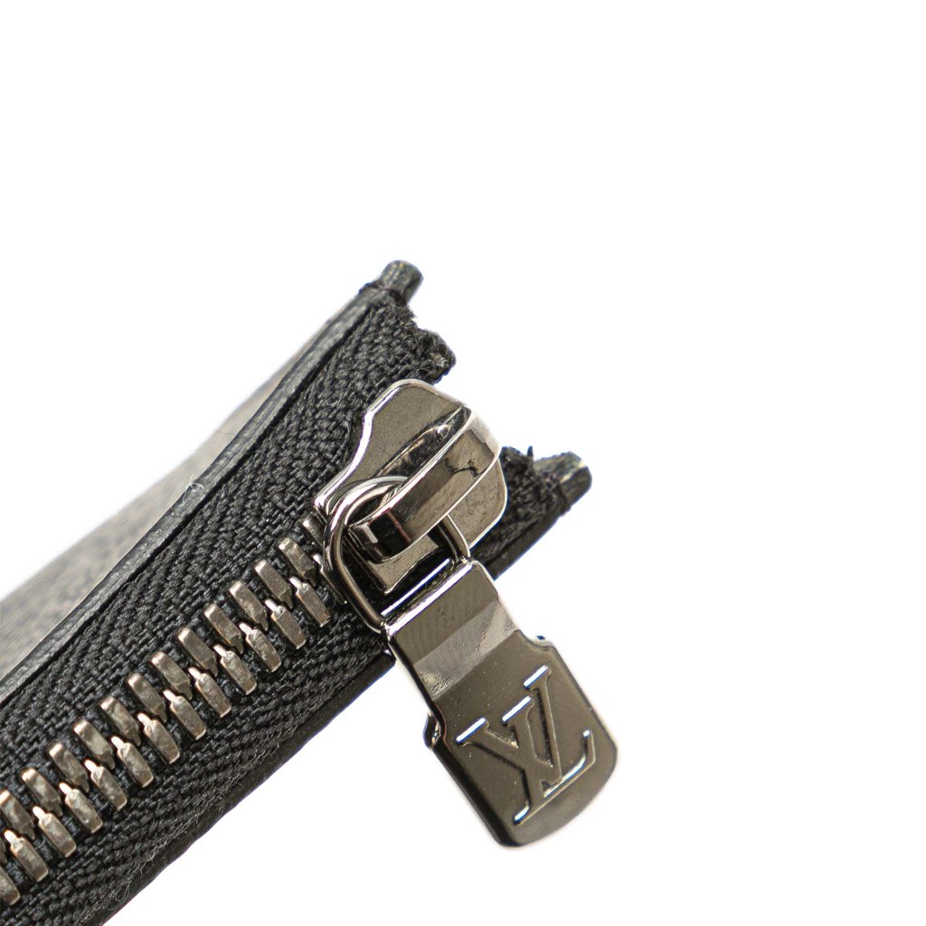 Louis Vuitton Monogram Eclipse Zippy Coin Purse - Image 12