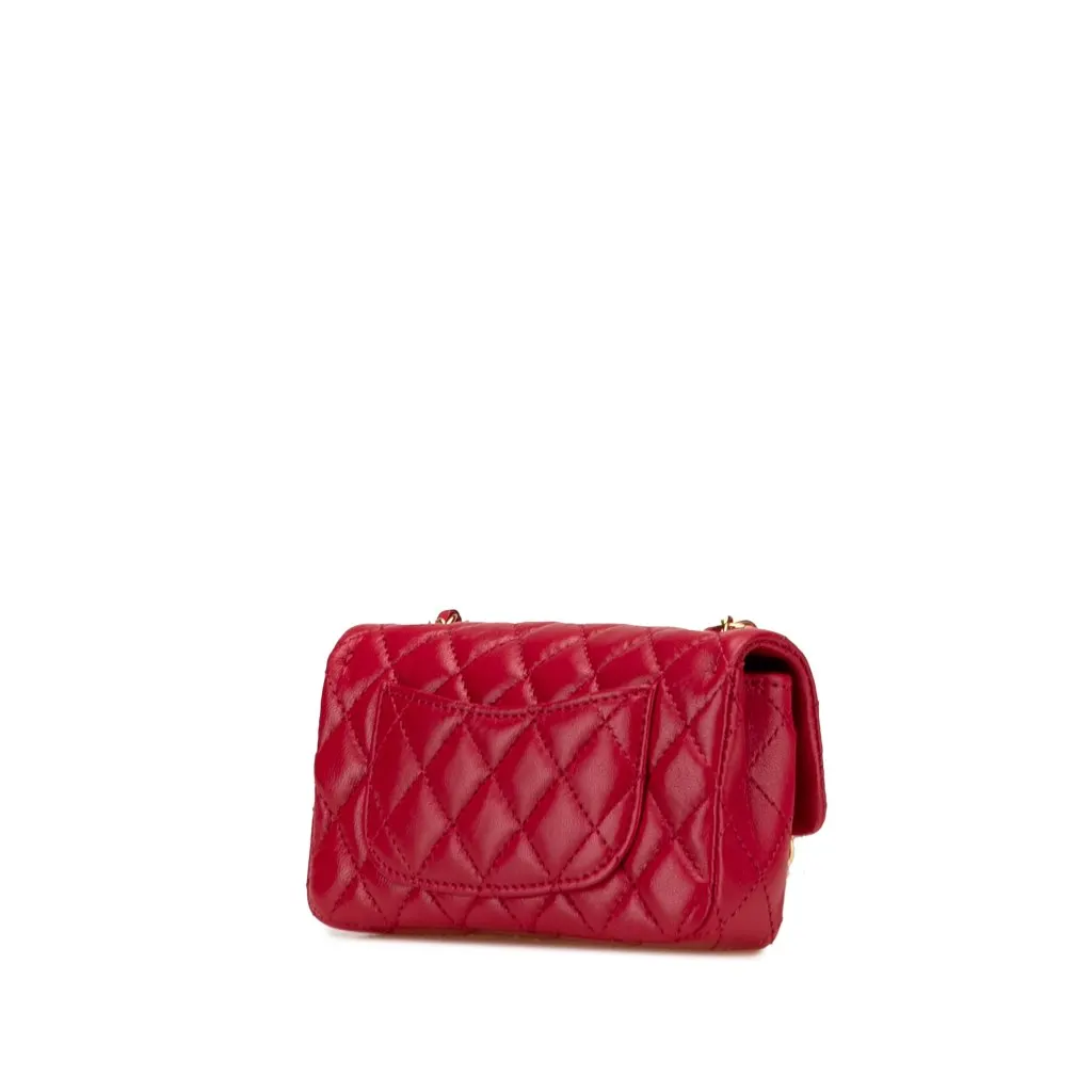 Chanel Limited Edition Success Story Quilted Lambskin Trunk Set of 4 Mini Bags Red Leather Good - Inside View