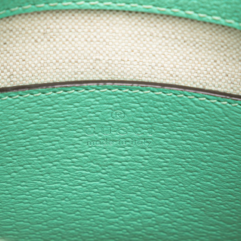 Gucci Mini Jumbo GG Canvas Interlocking G Satchel - Detail 1