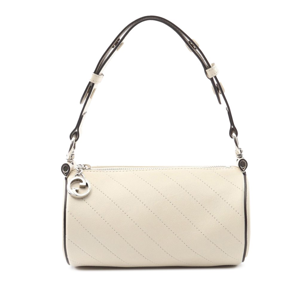 Gucci Mini Leather Blondie Barrel Shoulder Bag