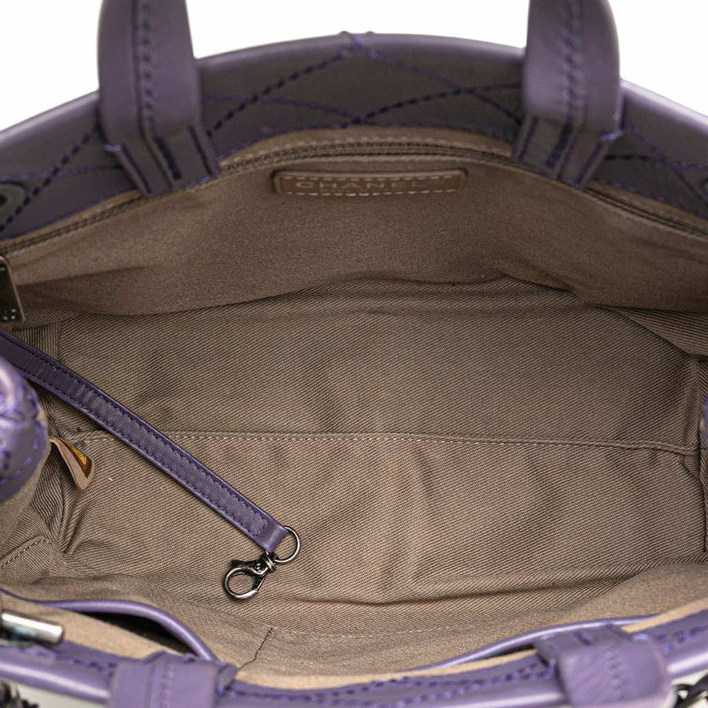 Chanel Small CC Quilted Calfskin Pocket Tote - 4