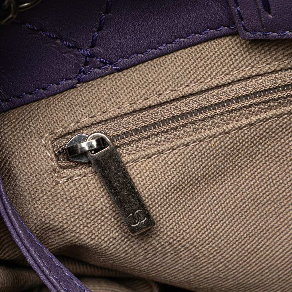 Chanel Small CC Quilted Calfskin Pocket Tote - Detail 2