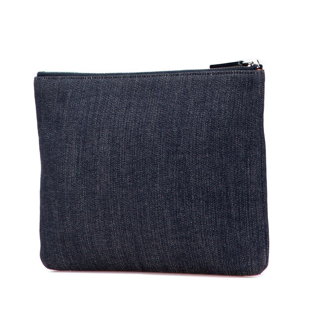 Chanel Medium Denim Deauville O Case Clutch - 2
