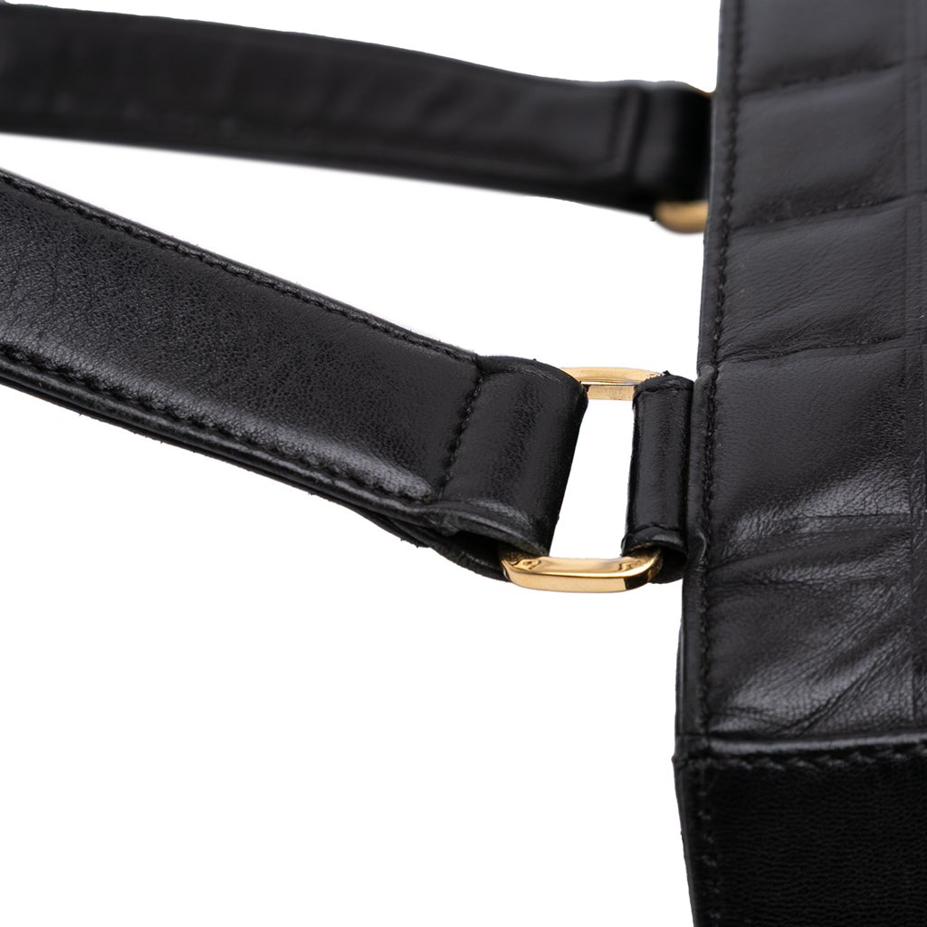 Chanel CC Lambskin Chocolate Bar Tote - Detail 2