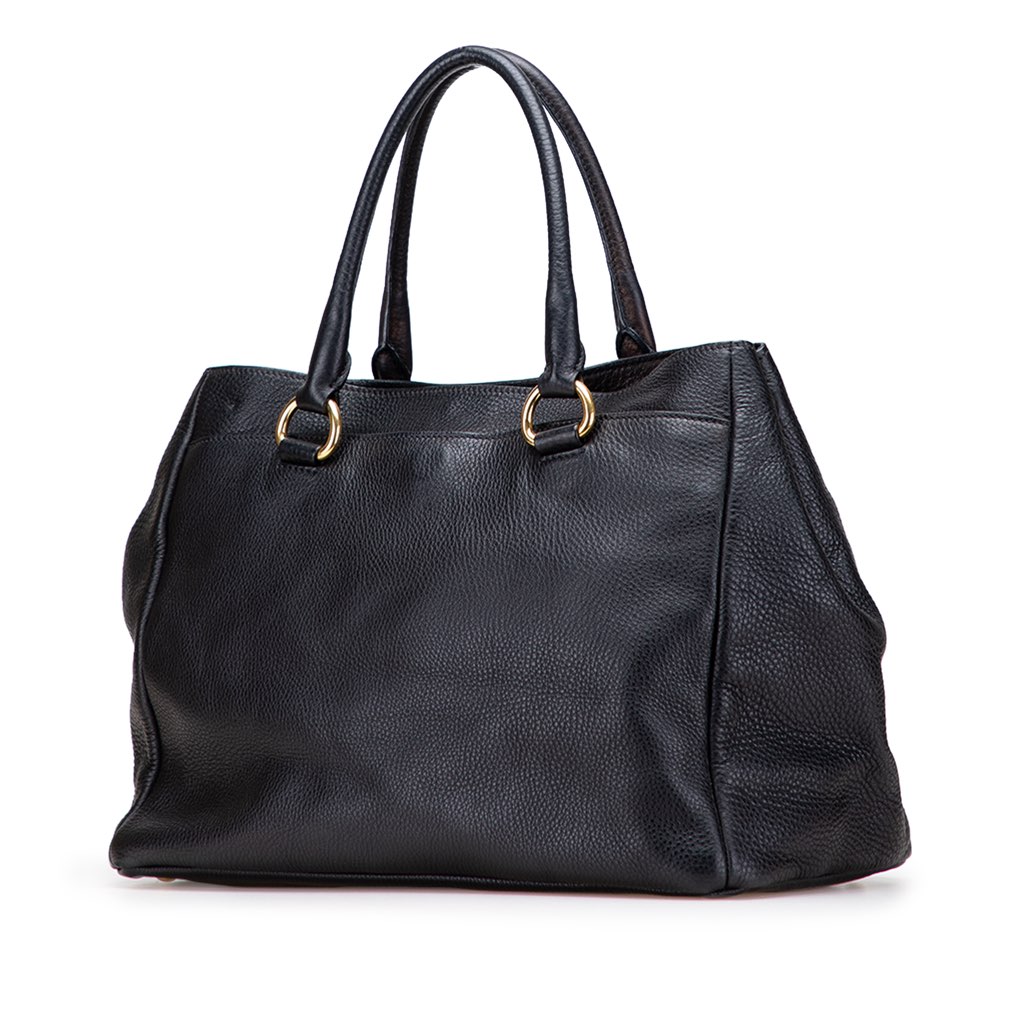 Prada Vitello Daino Open Convertible Tote - 2