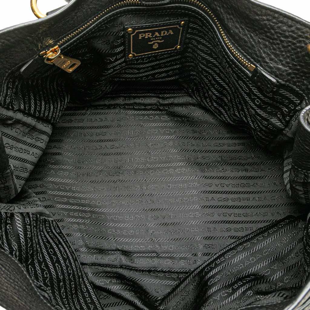 Prada Vitello Daino Open Convertible Tote - 4