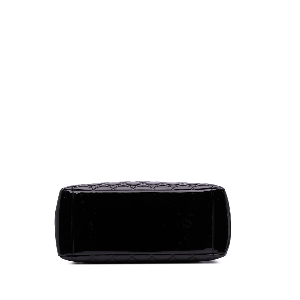 Chanel Patent Grand Shopping Tote - Image 6