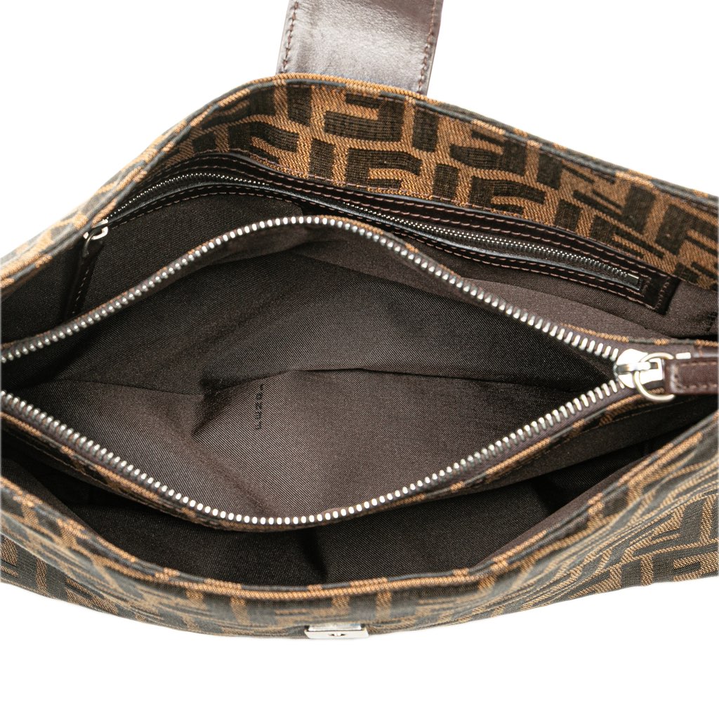 Fendi Zucca Canvas Shoulder Bag - 4