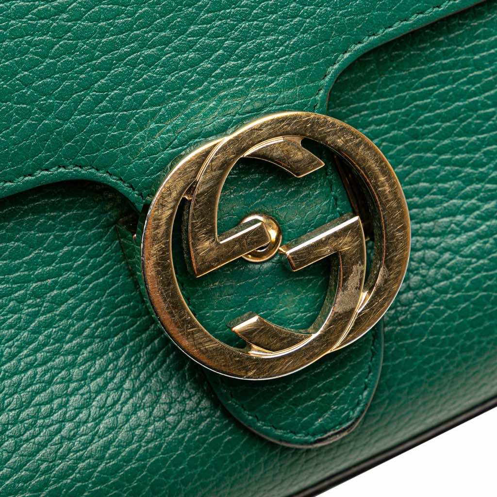 Gucci Small Dollar Calfskin Interlocking G Crossbody - Image 10