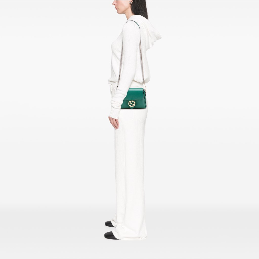 Gucci Small Dollar Calfskin Interlocking G Crossbody - Image 12