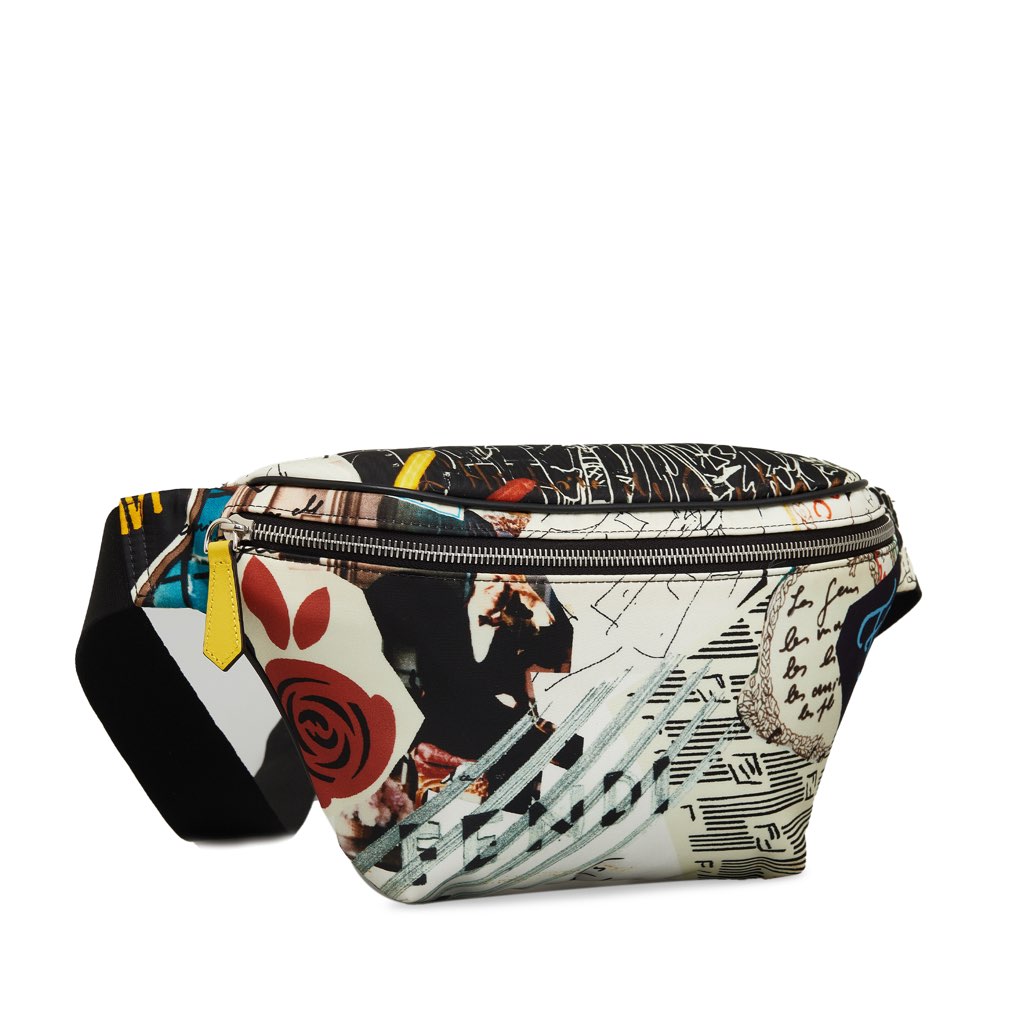 Fendi x Karl Kollage Nylon Belt Bag - 2