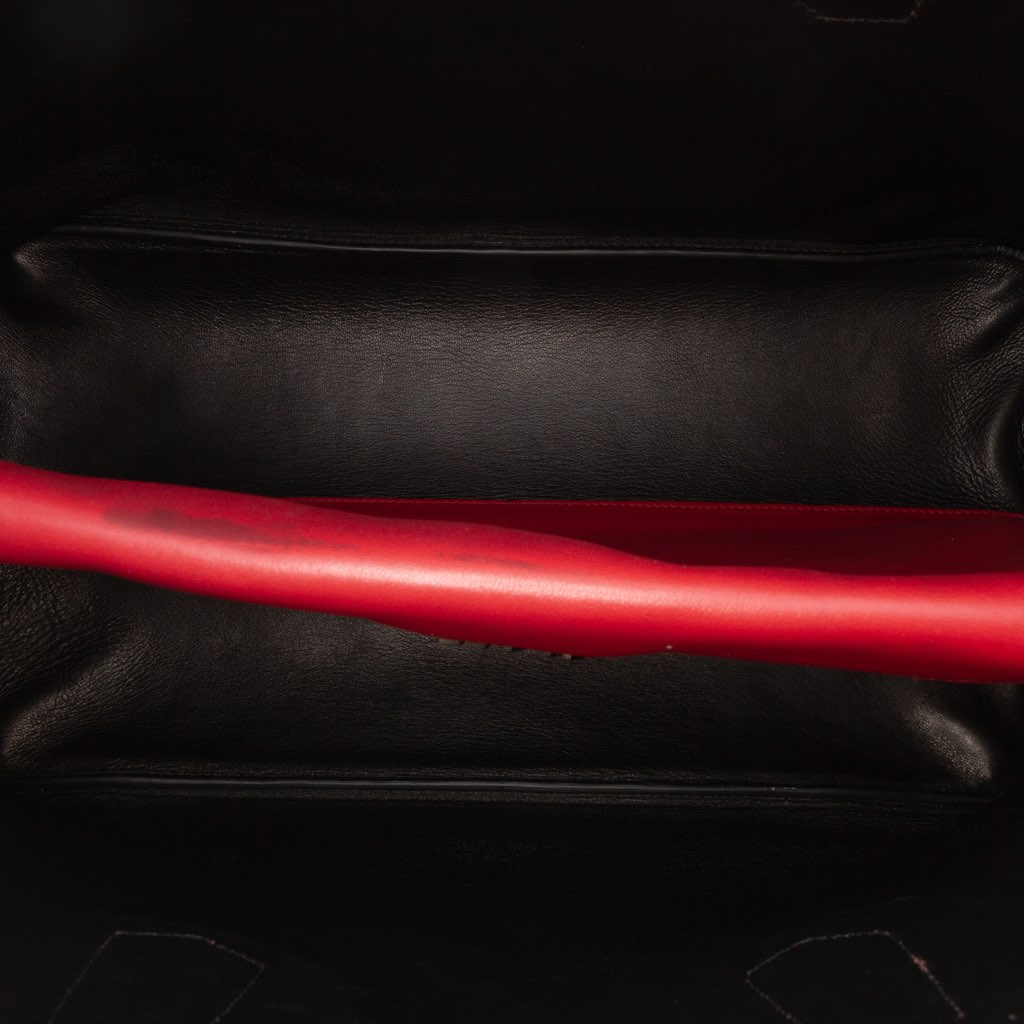 Prada Large City Calf Double Satchel - 4