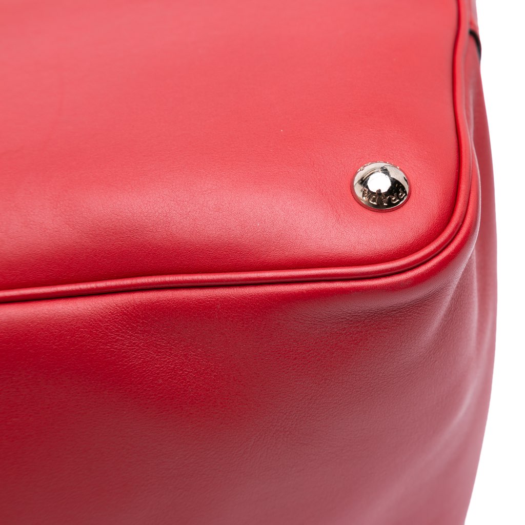 Prada Large City Calf Double Satchel - Detail 2
