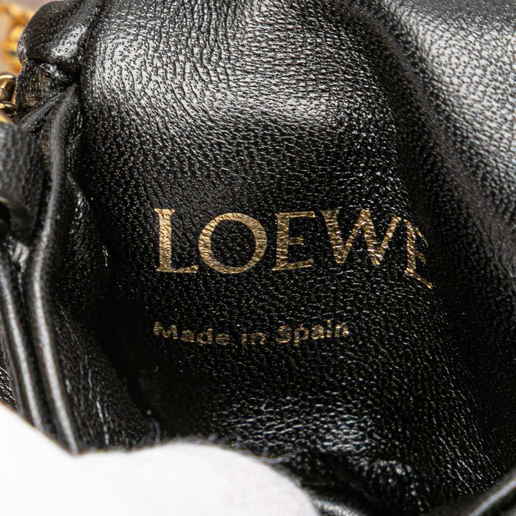 Loewe Shiny Lambskin Goya Puffer Case - 4