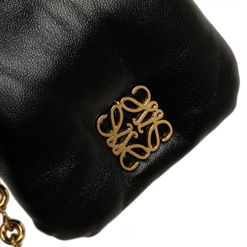 Loewe Shiny Lambskin Goya Puffer Case - Detail 2