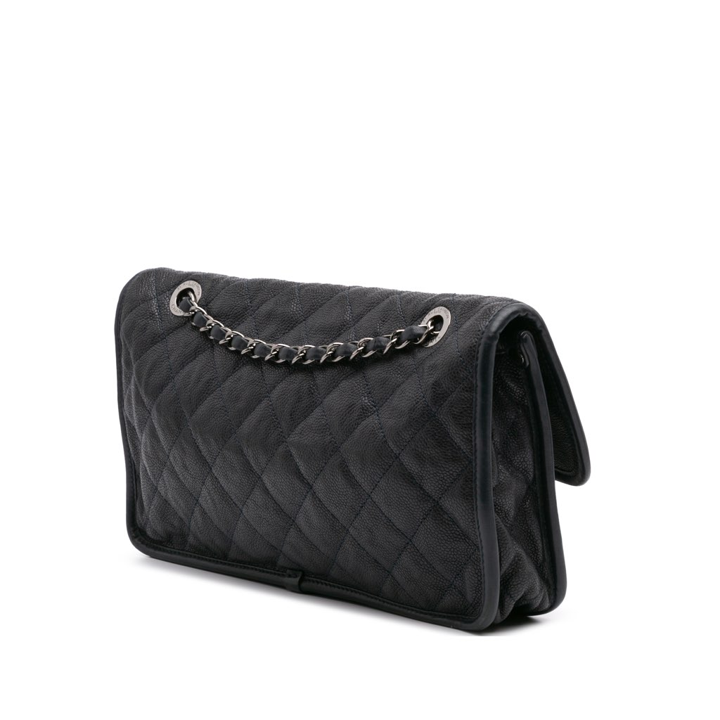 Chanel Medium Quilted Calfskin French Riviera Flap - 2