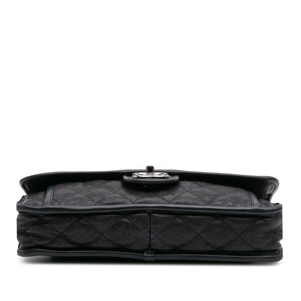 Chanel Medium Quilted Calfskin French Riviera Flap - 3