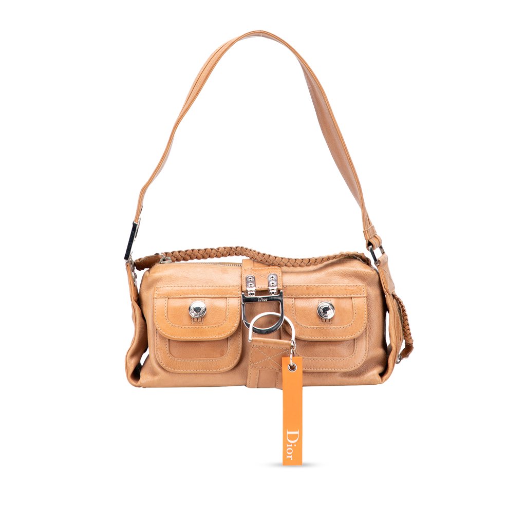 Dior Leather East West Flight Shoulder Bag