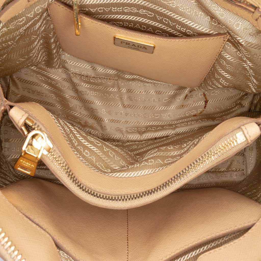 Prada Medium Saffiano Lux Promenade Satchel - 4