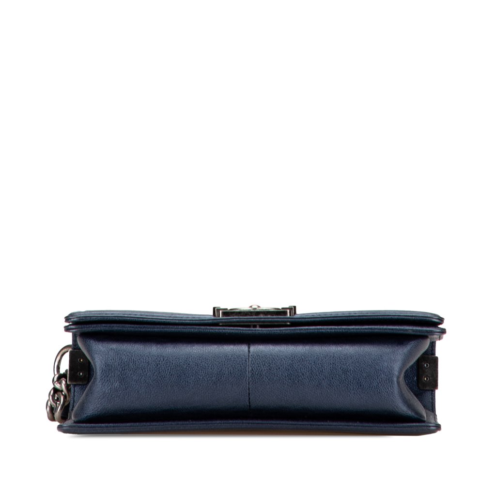 Chanel Old Medium Quilted Lambskin Boy Flap - Image 6