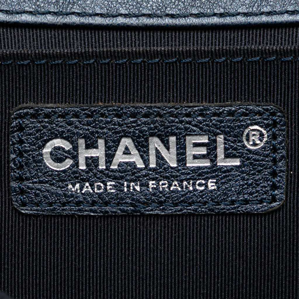 Chanel Old Medium Quilted Lambskin Boy Flap - Side view