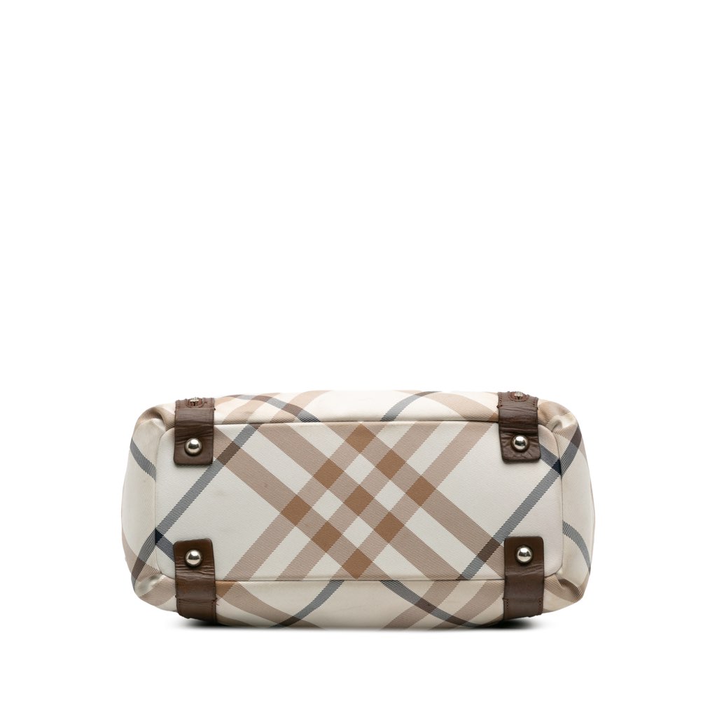 Burberry Supernova Check Canvas Tote - Image 6