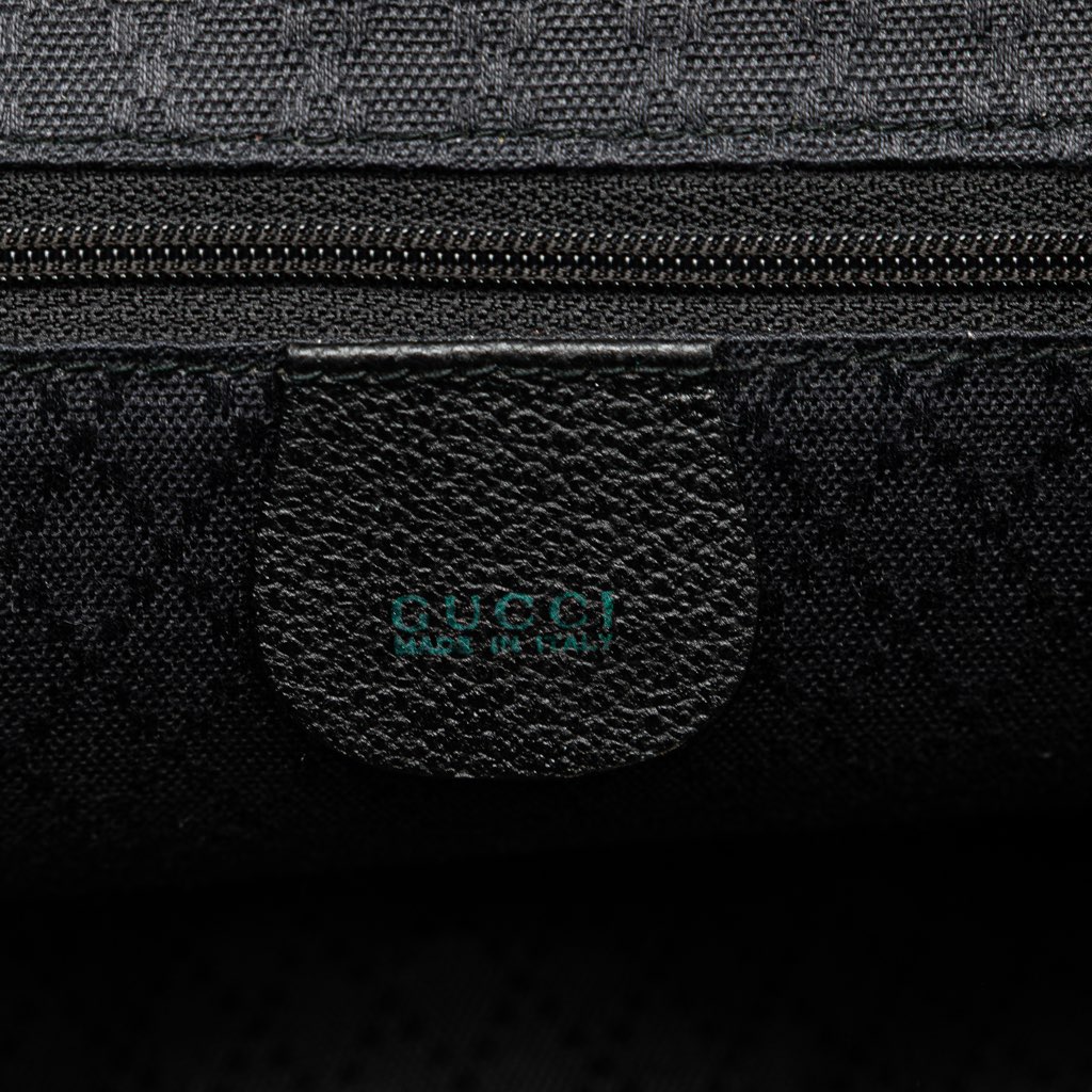 Gucci Suede Bamboo Drawstring Backpack - 5
