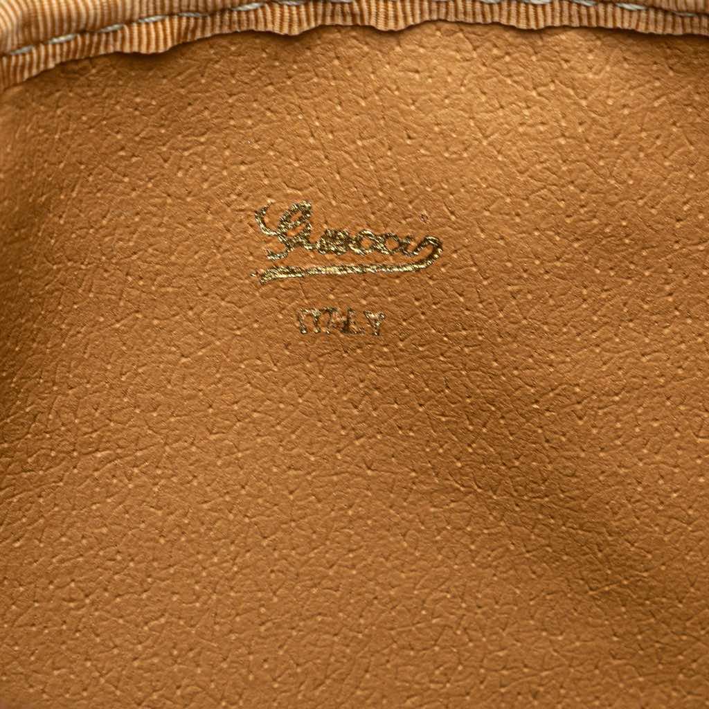 Gucci Micro GG Coated Canvas Travel Toiletry Cosmetic Pouch - Detail 2