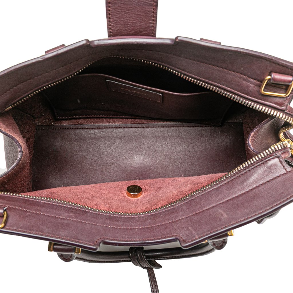 Saint Laurent Baby Leather Monogram Downtown Cabas Satchel - 4