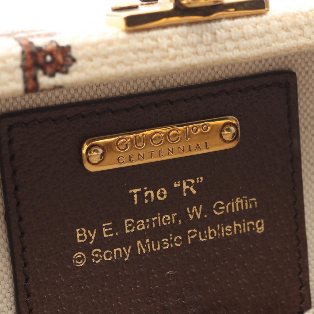 Gucci 100 Centennial Canvas Music Is Mine Beauty Case - 4