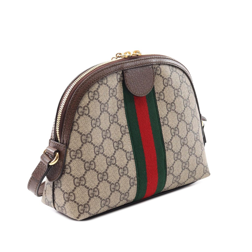 Gucci Small GG Supreme Ophidia Dome Crossbody - 2