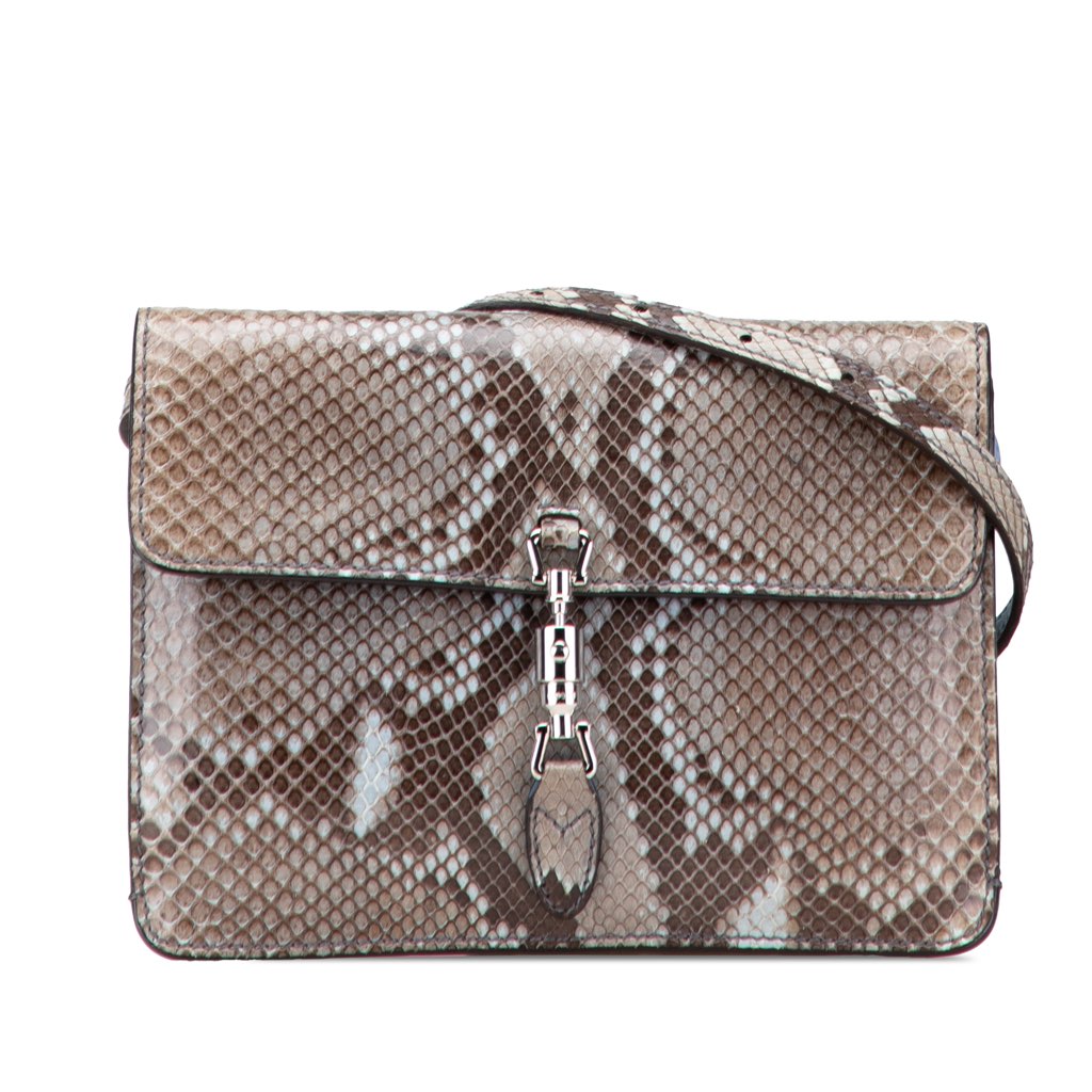 Gucci Python Soft Jackie Convertible Crossbody