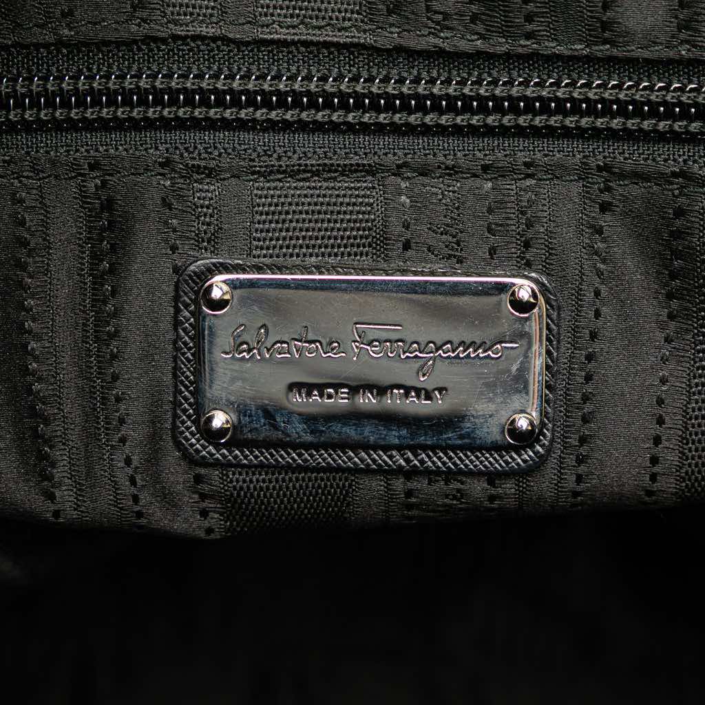 Salvatore Ferragamo Leather Gancini Dome Handbag - 5