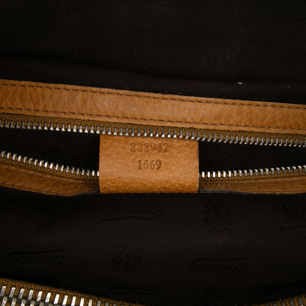 Gucci Medium GG Canvas Bamboo Libeccio Tote - Detail 1