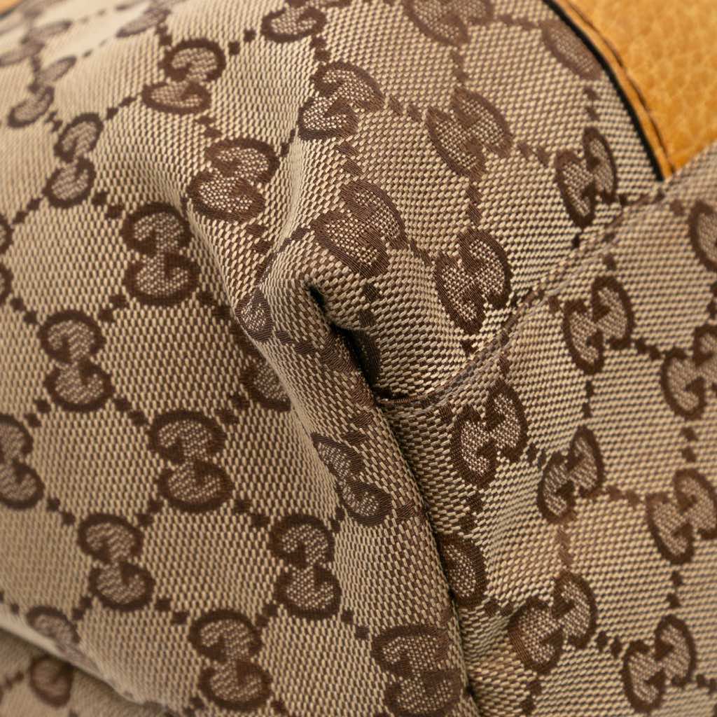 Gucci Medium GG Canvas Bamboo Libeccio Tote - Detail 2