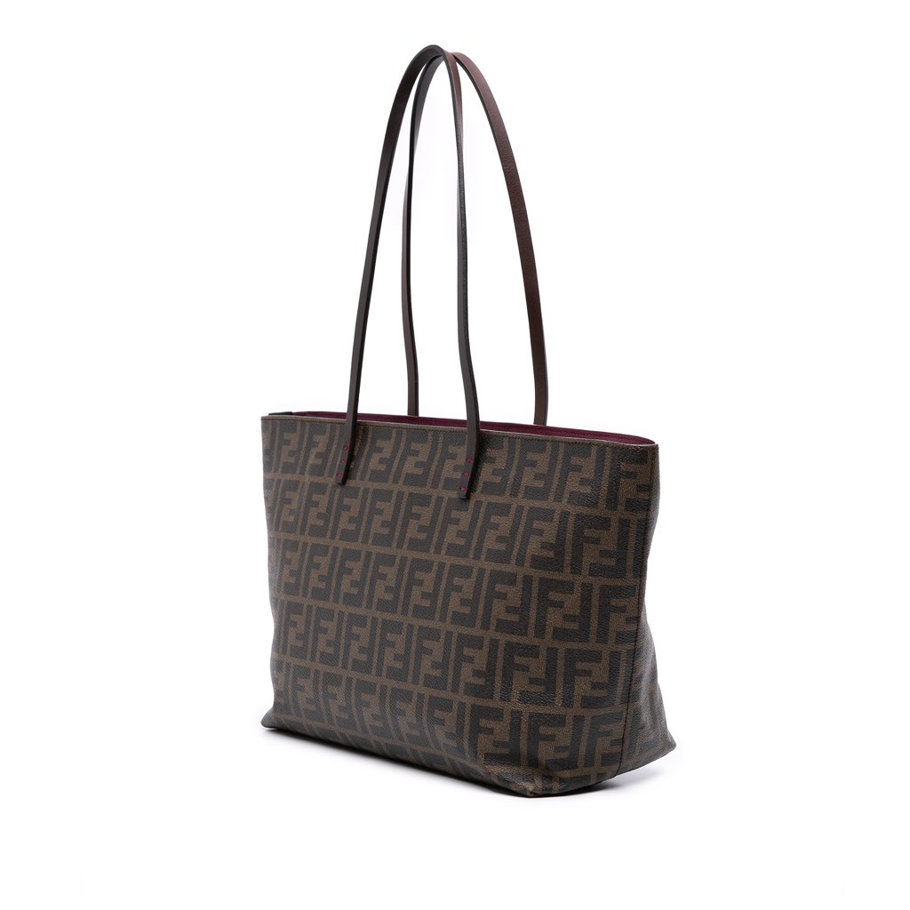 Fendi Small Zucca Spalmati Roll Tote - 2