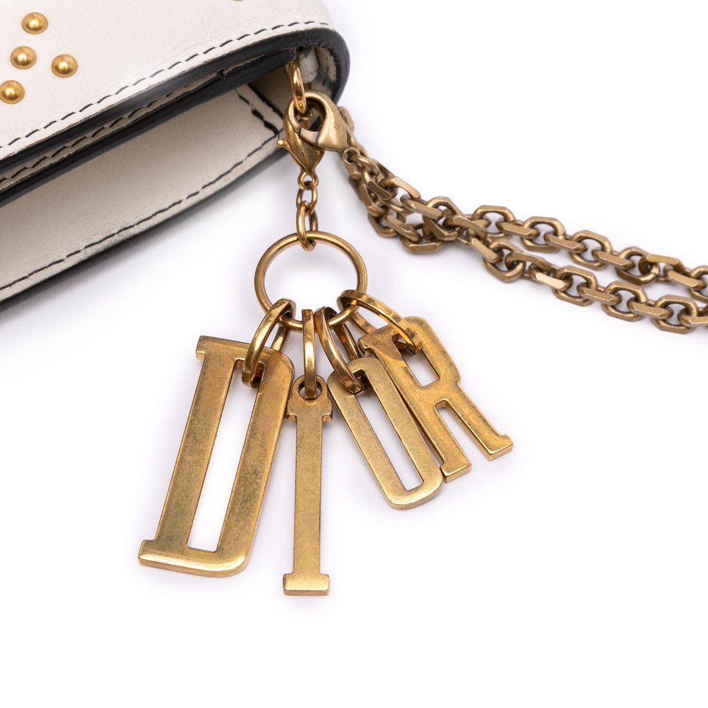 Dior Studded Calfskin Cannage Lady Dior Wallet on Chain - Image 12