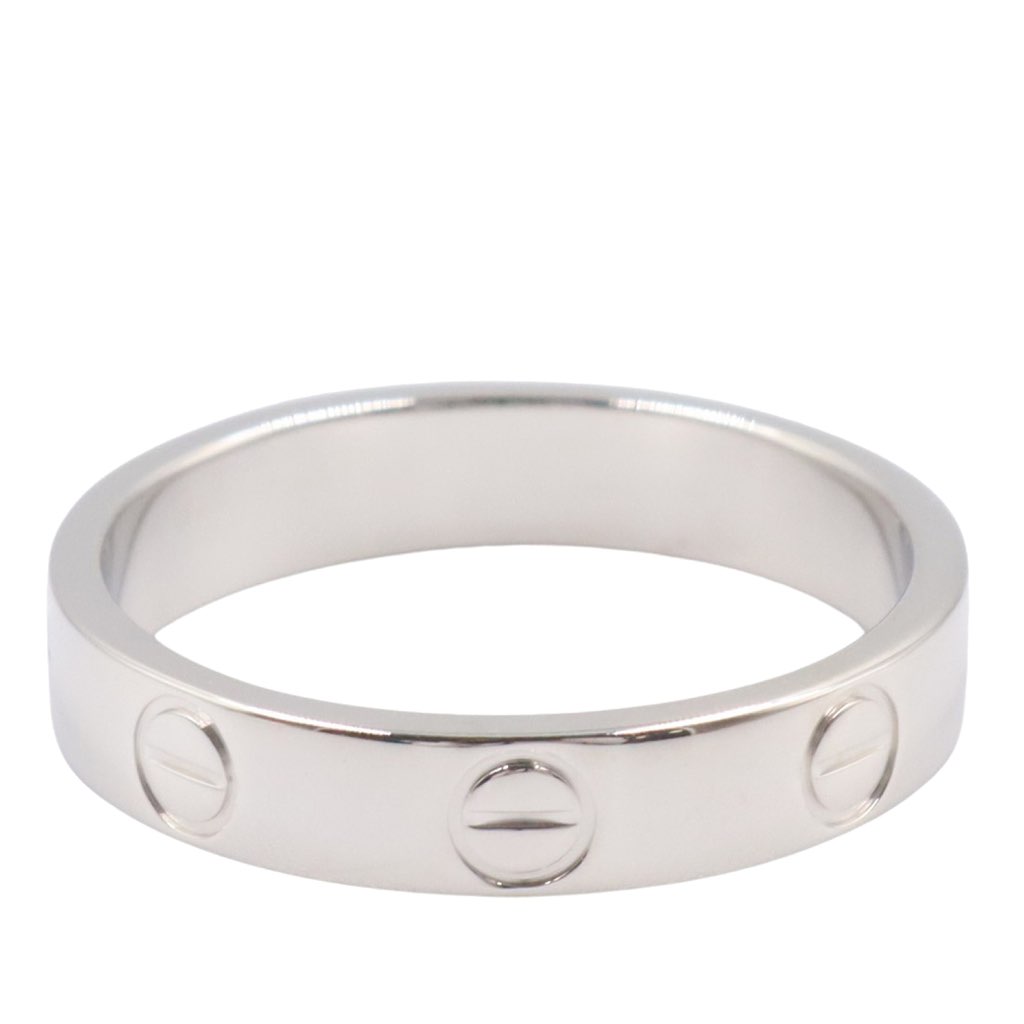 Cartier 18K White Gold Small Love Ring - 2