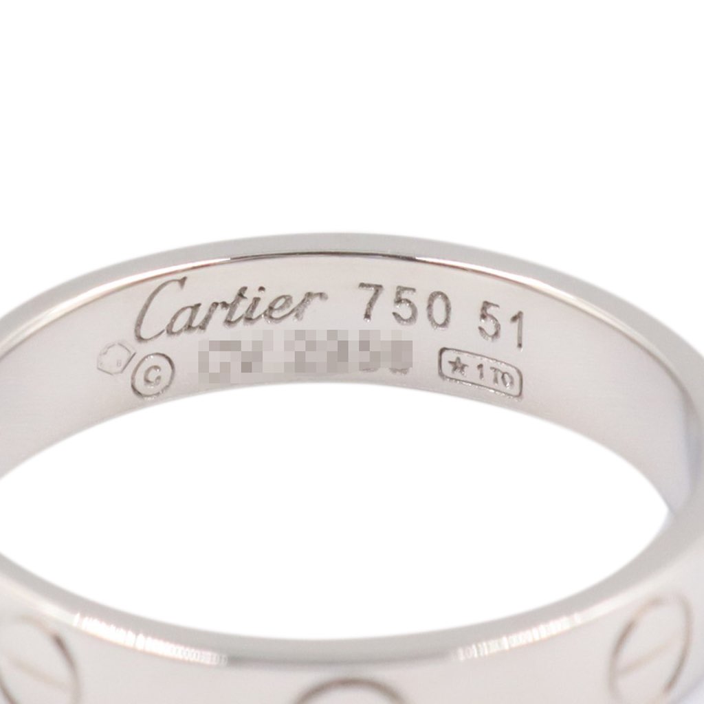 Cartier 18K White Gold Small Love Ring - 3