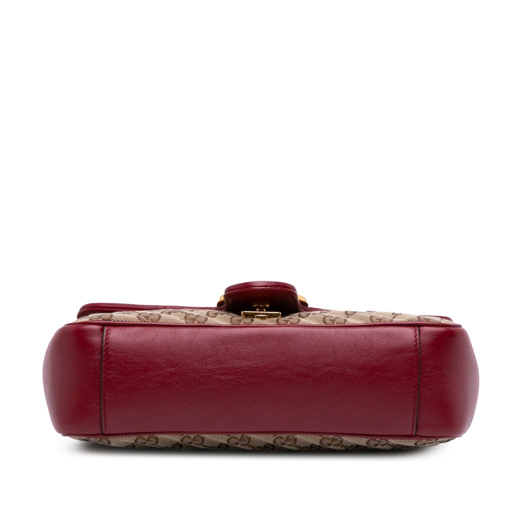 Gucci Small GG Marmont Matelasse Canvas Flap Crossbody - 3