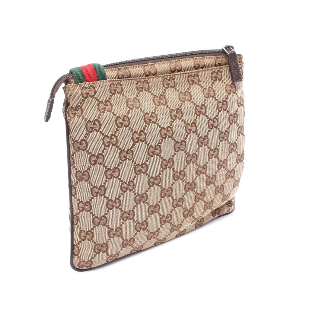 Gucci GG Canvas Web Crossbody - Back view