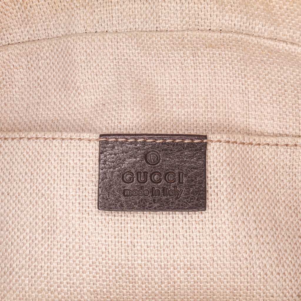 Gucci GG Canvas Webby Bee Camera Bag - 5