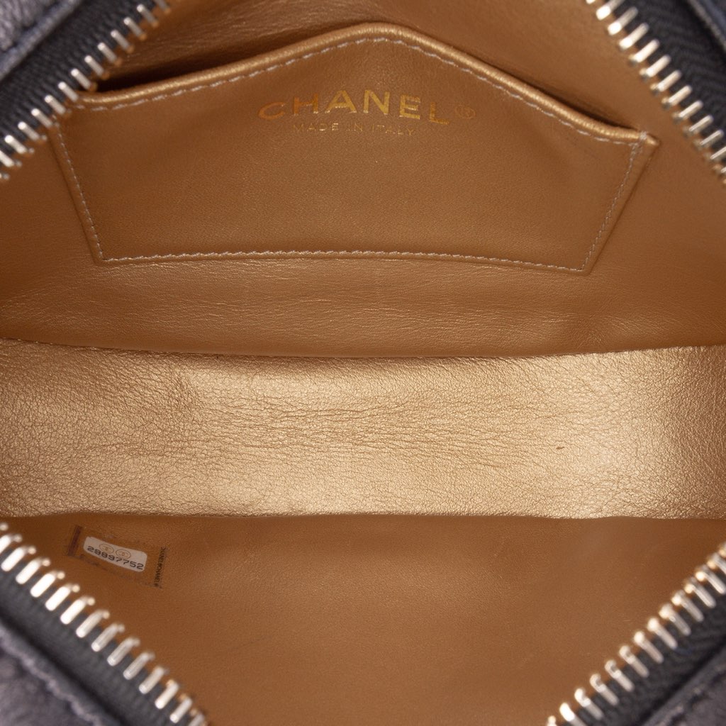 Chanel CC Quilted Lambskin Coco Midnight Camera Bag - 4