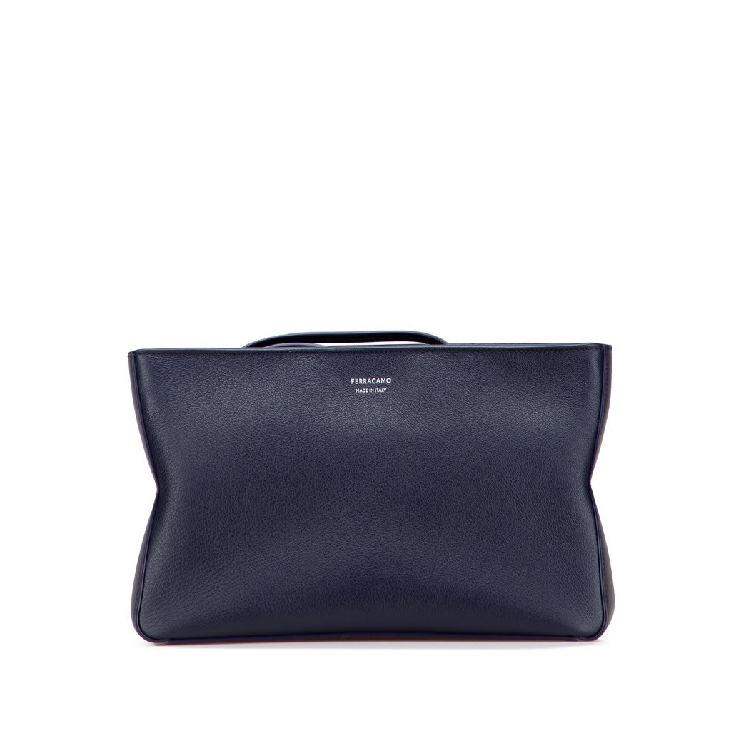 Salvatore Ferragamo Leather Soft Pouch